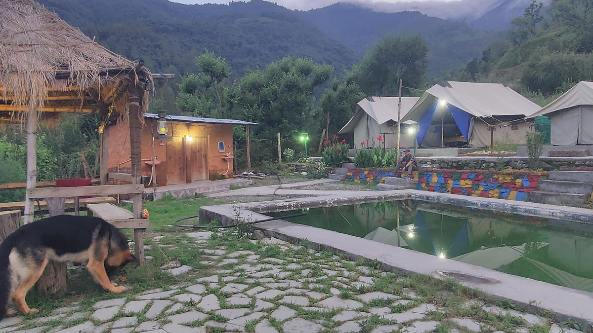 Panchvati Eco Stay Hillside Cottage Facade